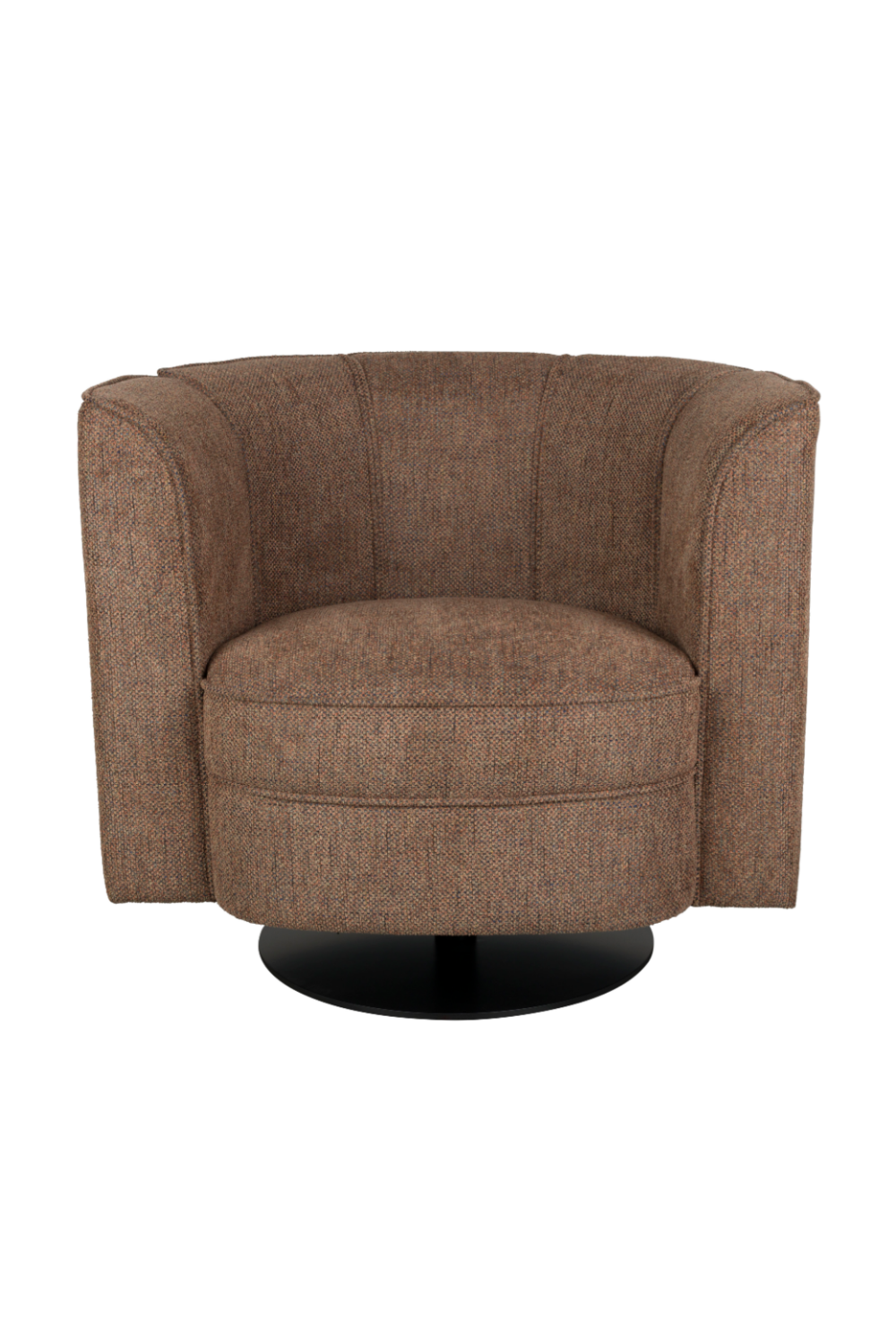 Curved Swivel Lounge Chair | Dutchbone Flower | Oroa.com