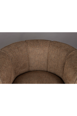 Curved Swivel Lounge Chair | Dutchbone Flower | Oroa.com