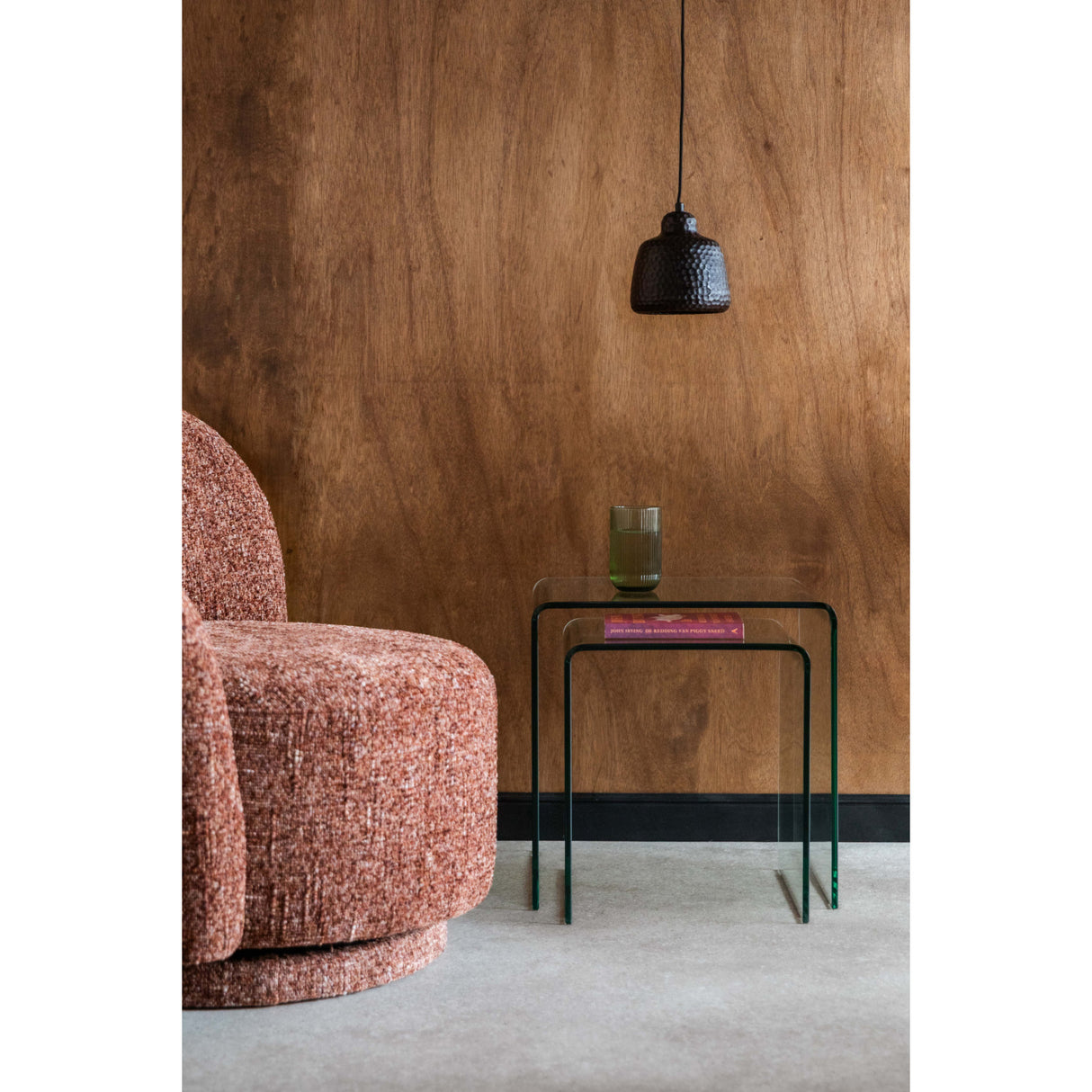   Carved Mango Wood Pendant Lamp | Oroa.com