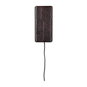   Carved Mango Wood Wall Lamp | Oroa.com
