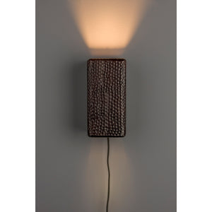   Carved Mango Wood Wall Lamp | Oroa.com