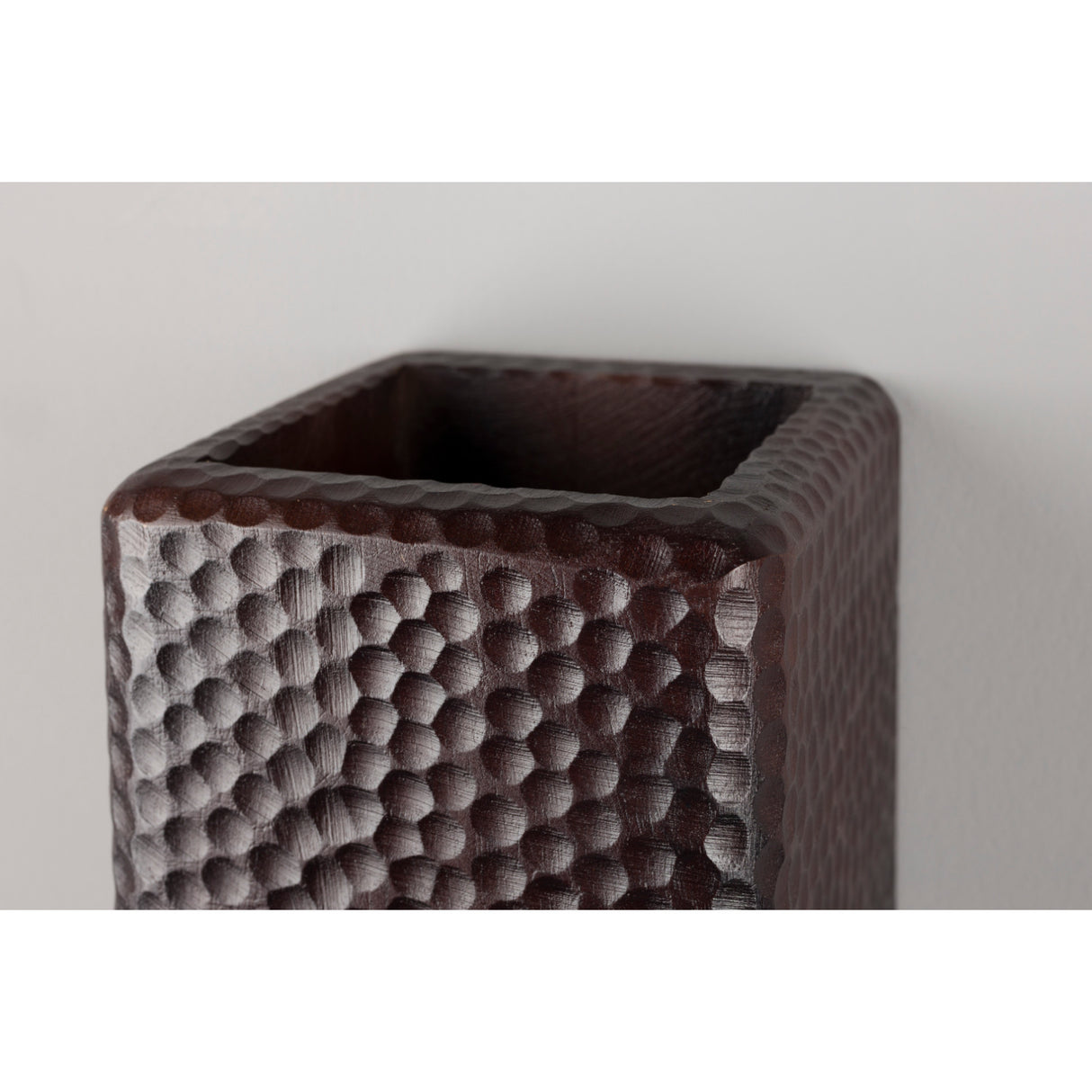   Carved Mango Wood Wall Lamp | Oroa.com