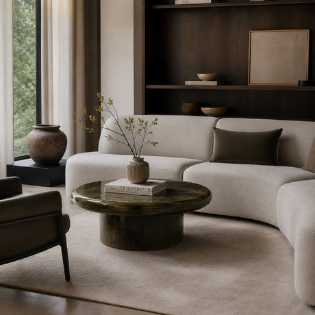   Modern furniture - Green Mango Wood Coffee Table - www.oroa.com | Oroa.com