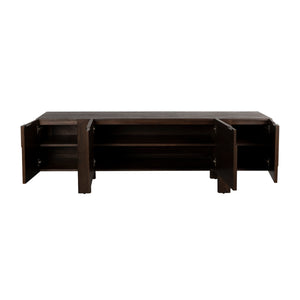   Wooden Geometrical 4-Door Sideboard | Oroa.com