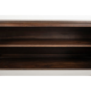   Wooden Geometrical 4-Door Sideboard | Oroa.com
