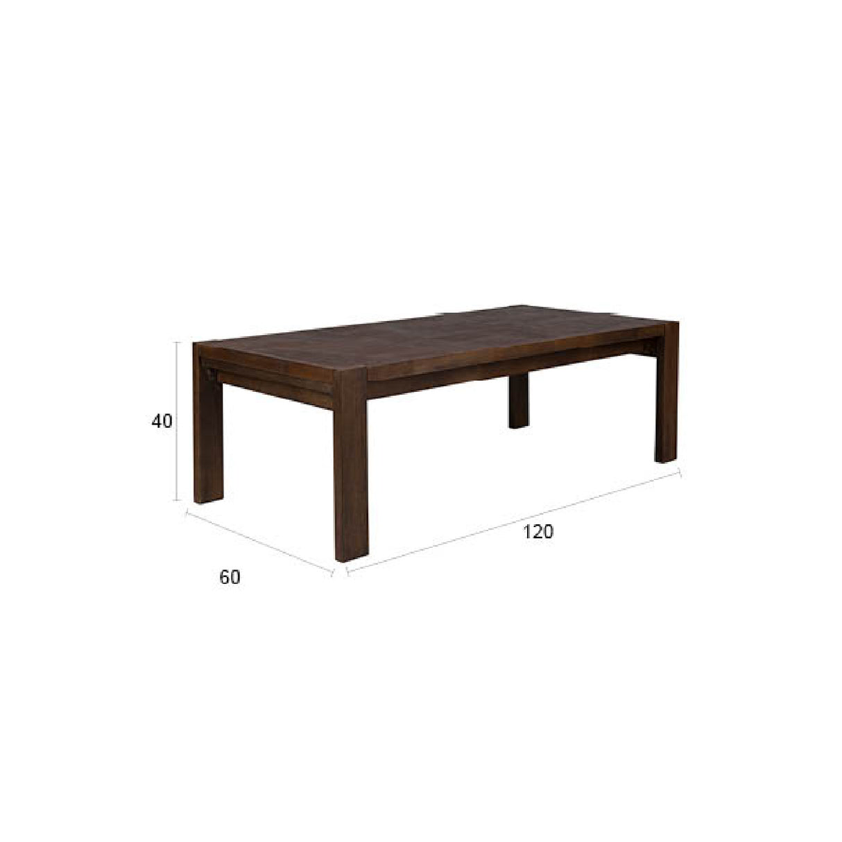   Modern furniture - Walnut Finished Coffee Table - www.oroa.com | Oroa.com
