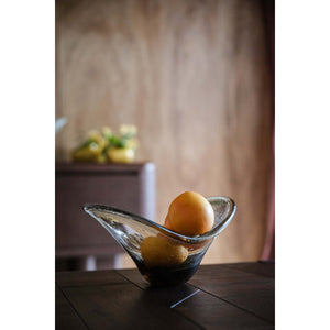   Smoked Glass Bowl Tray | Oroa.com