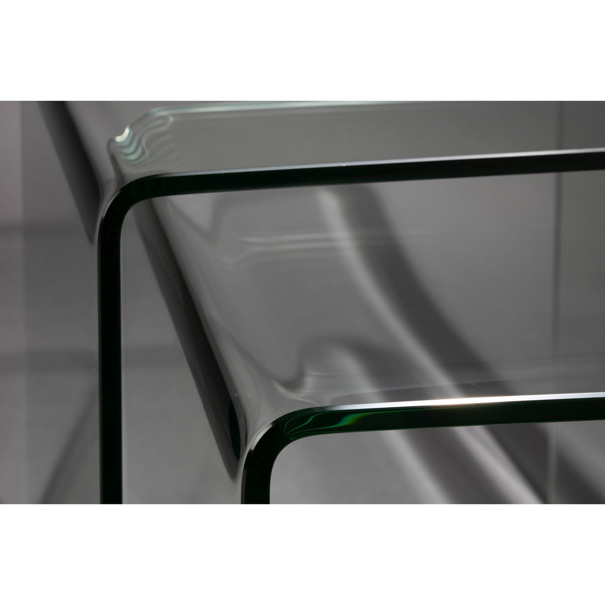   Modern furniture - Clear Glass Side Tables (2) - www.oroa.com | Oroa.com