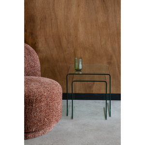   Modern furniture - Clear Glass Side Tables (2) - www.oroa.com | Oroa.com