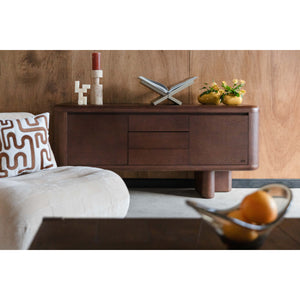   Modern furniture - Walnut Finished 2-Door Sideboard - www.oroa.com | Oroa.com