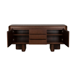   Modern furniture - Walnut Finished 2-Door Sideboard - www.oroa.com | Oroa.com