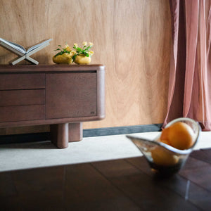   Modern furniture - Walnut Finished 2-Door Sideboard - www.oroa.com | Oroa.com