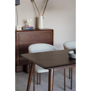   Brown Solid Wood Dining Table | Oroa.com