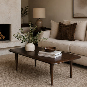   Brown Solid Wood Coffee Table | Oroa.com