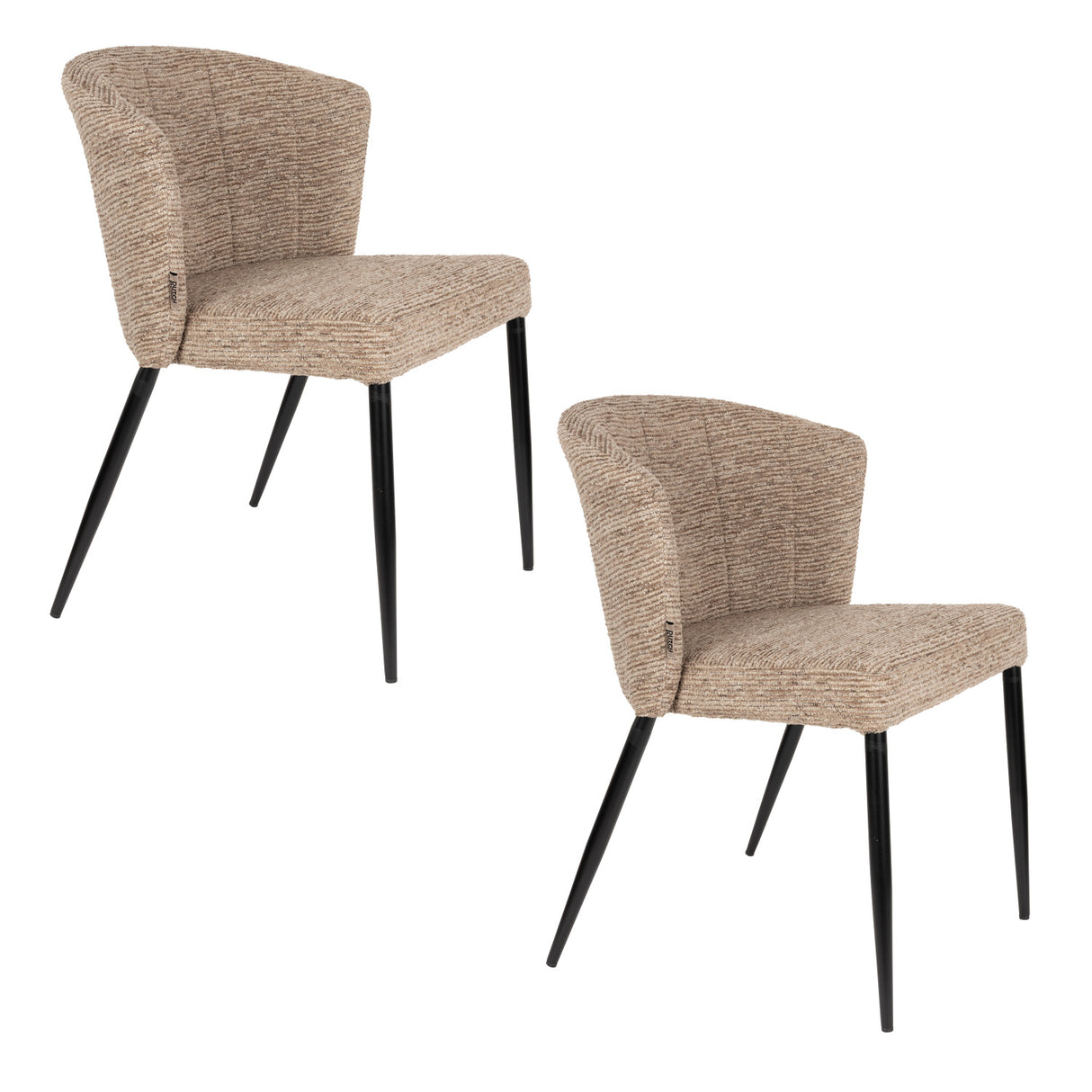   Modern furniture - Curved-Back Dining Chairs (2) - www.oroa.com | Oroa.com