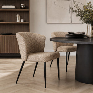   Modern furniture - Curved-Back Dining Chairs (2) - www.oroa.com | Oroa.com