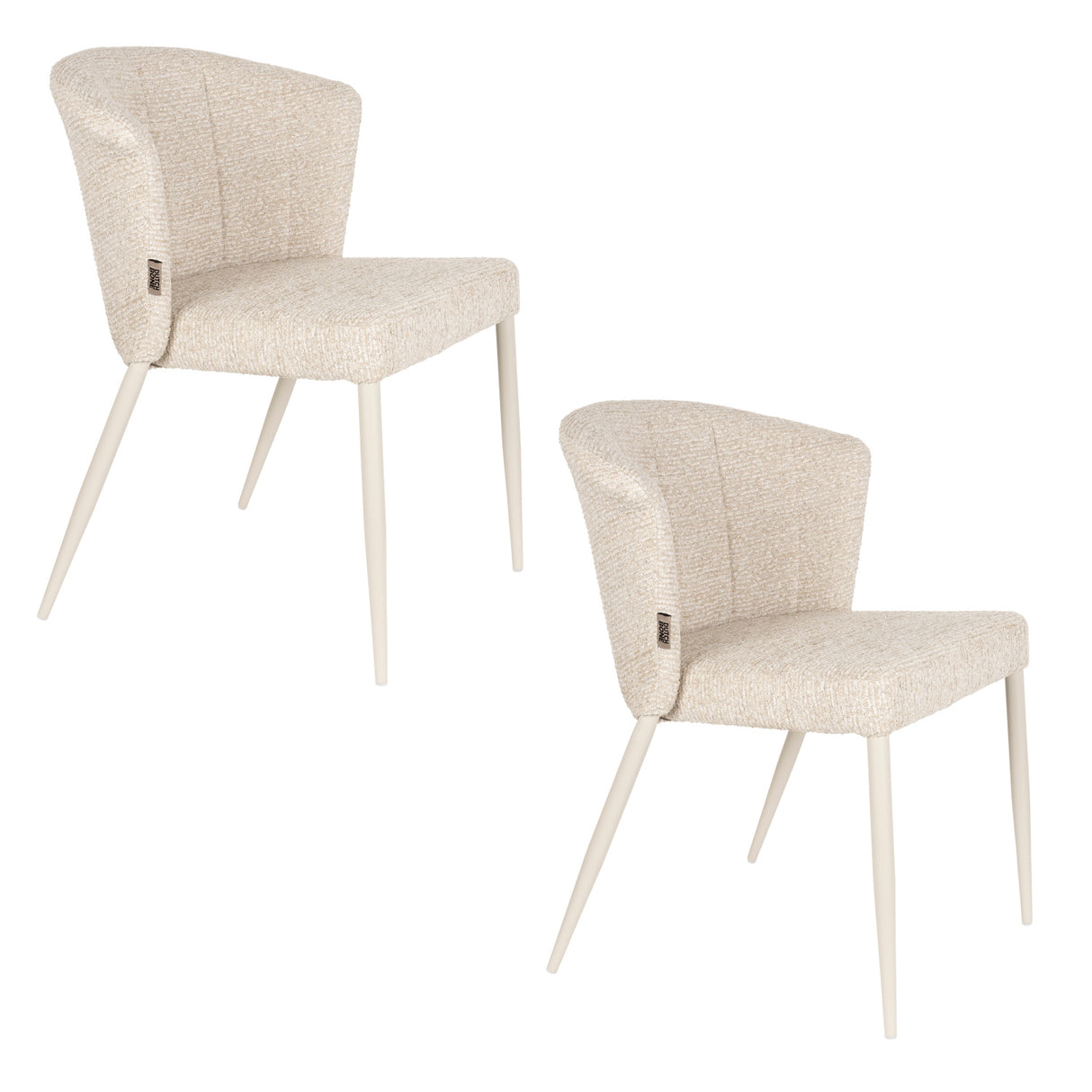   Modern furniture - Curved-Back Dining Chairs (2) - www.oroa.com | Oroa.com