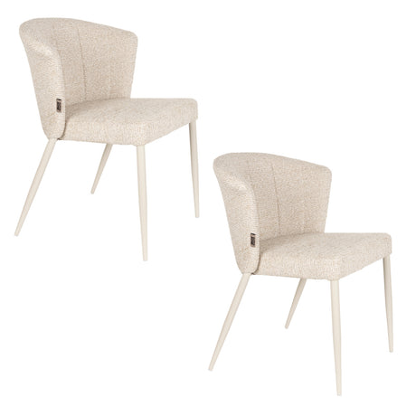   Modern furniture - Curved-Back Dining Chairs (2) - www.oroa.com | Oroa.com