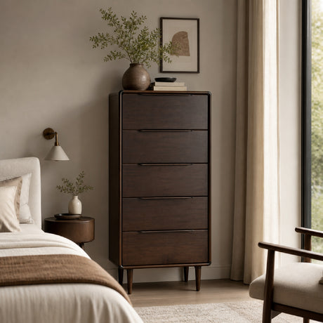   Modern furniture - Solid Wood 5-Drawer Chest - www.oroa.com | Oroa.com