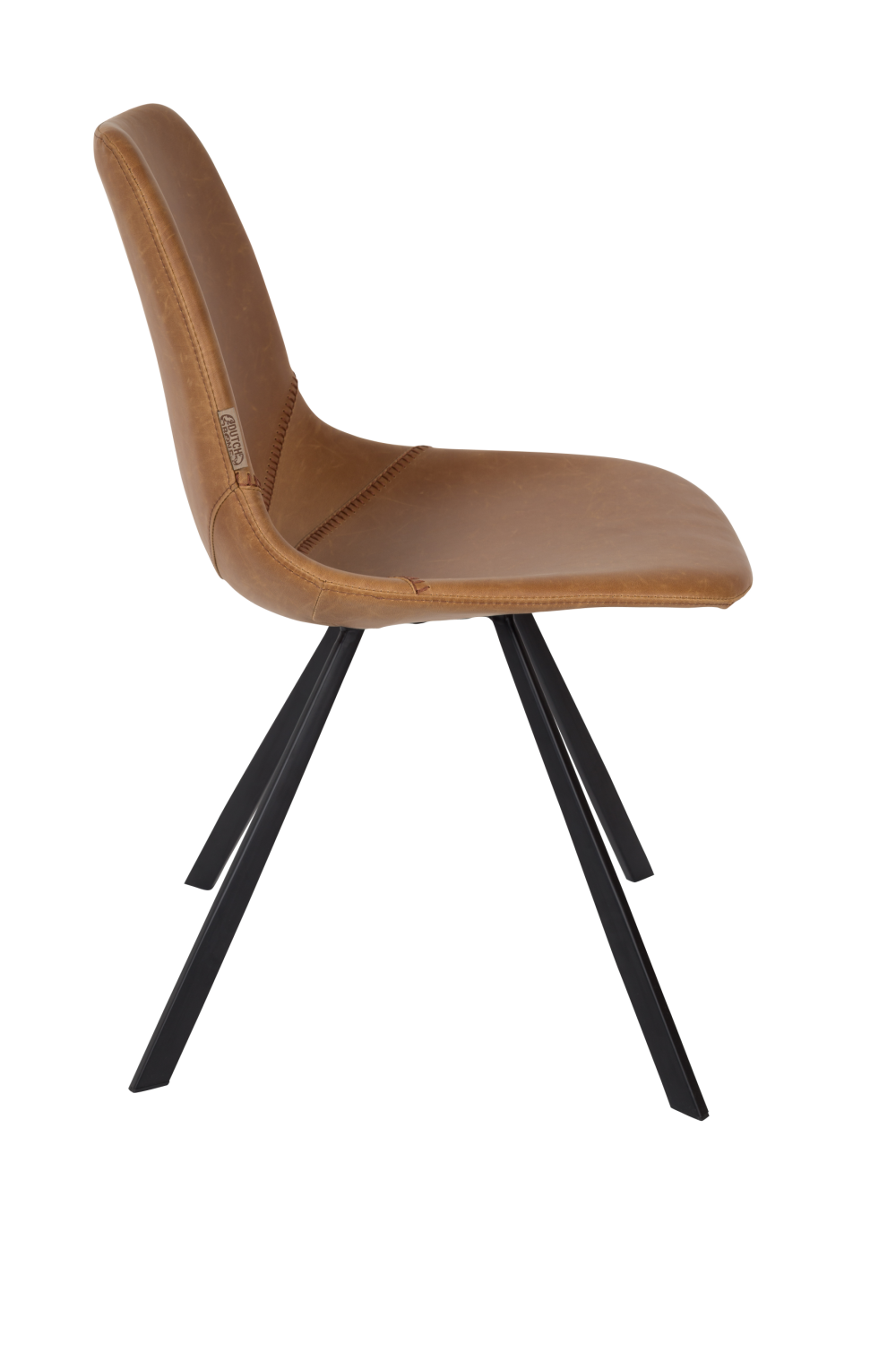Leather Upholstered Dining Chairs (2) | Dutchbone Franky | OROA.com