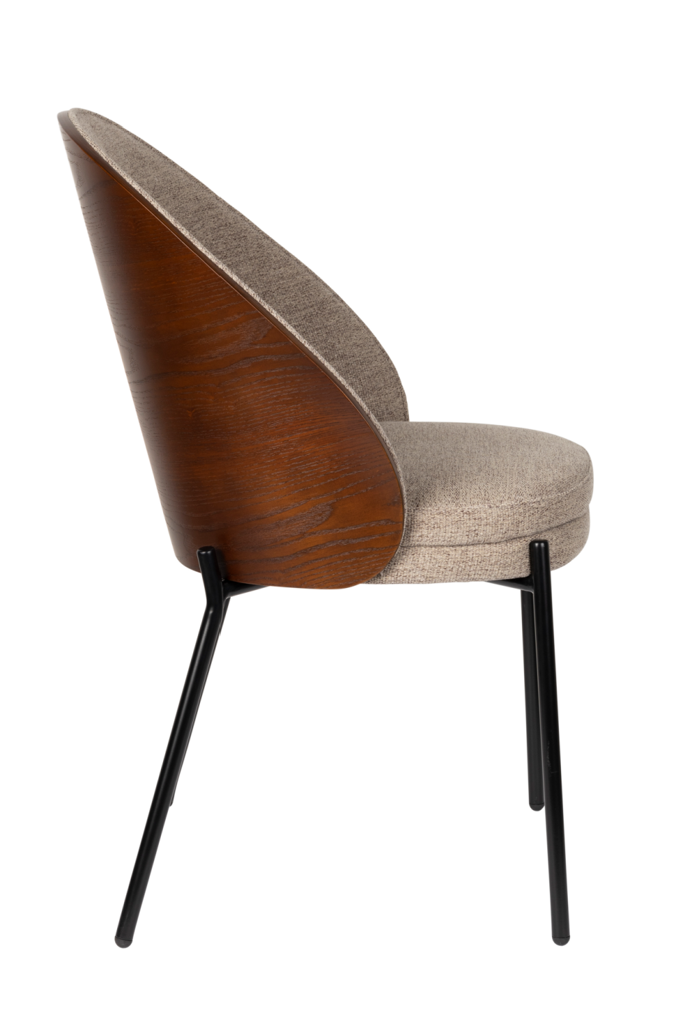 Beige Fabric Dining Chairs (2) | Dutchbone Rodin | OROA.com
