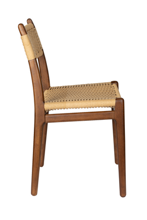 Knitted Cord Dining Chairs (2) | Dutchbone Cecile | OROA.com