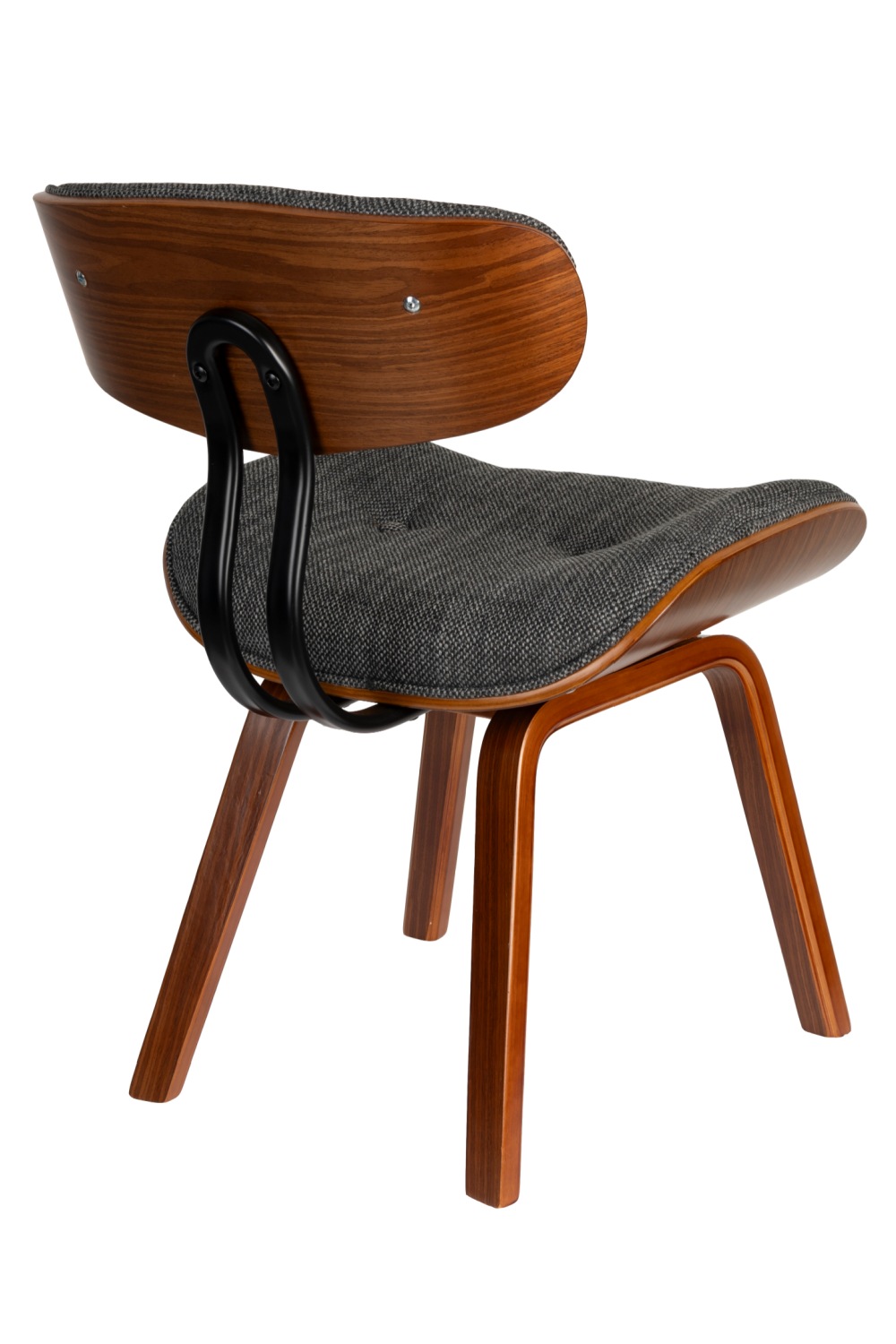 50s Inspired Padded Dining Chair | Dutchbone Blackwood | Oroa.com