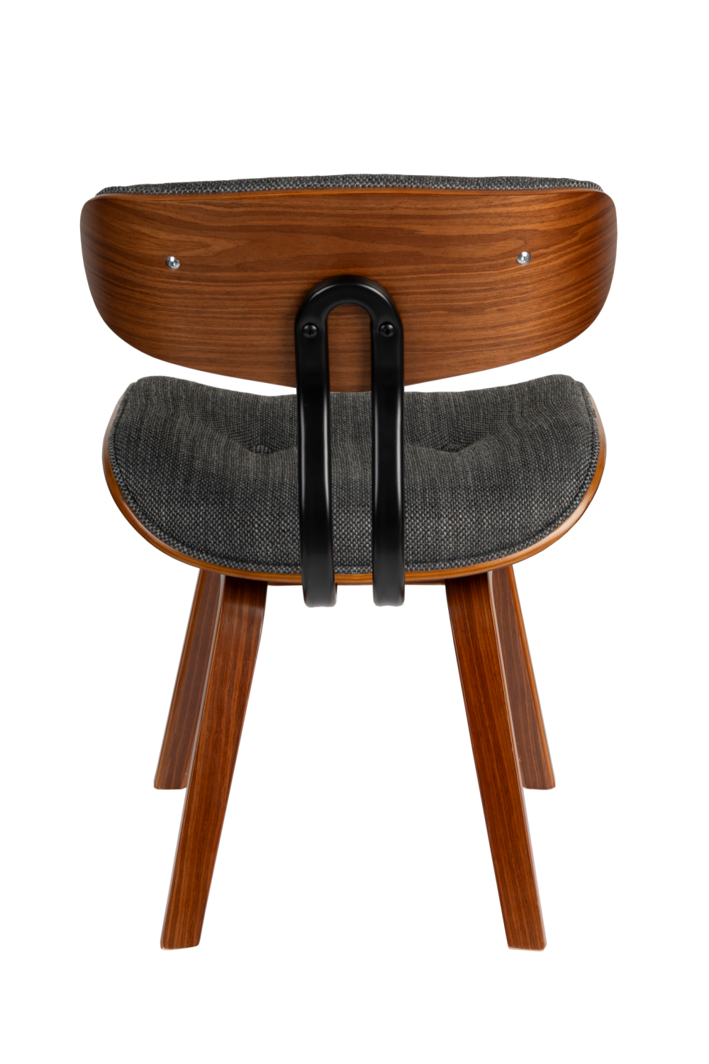 50s Inspired Padded Dining Chair | Dutchbone Blackwood | Oroa.com