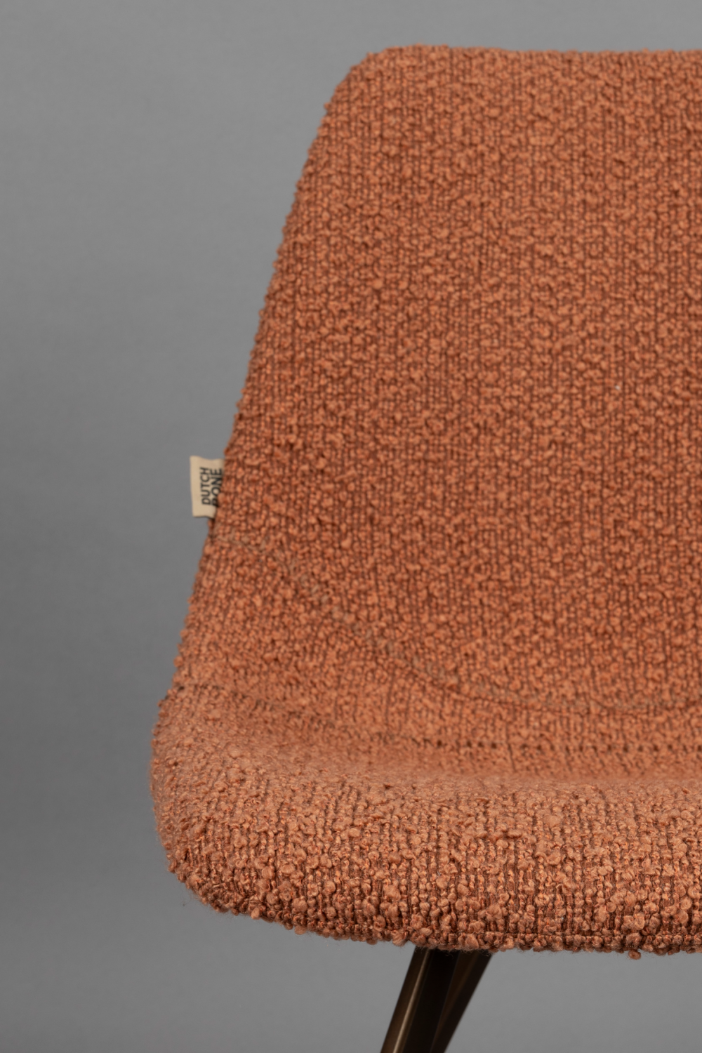 Bouclé Bucket Dining Chair (2) | Dutchbone Franky | OROA.com