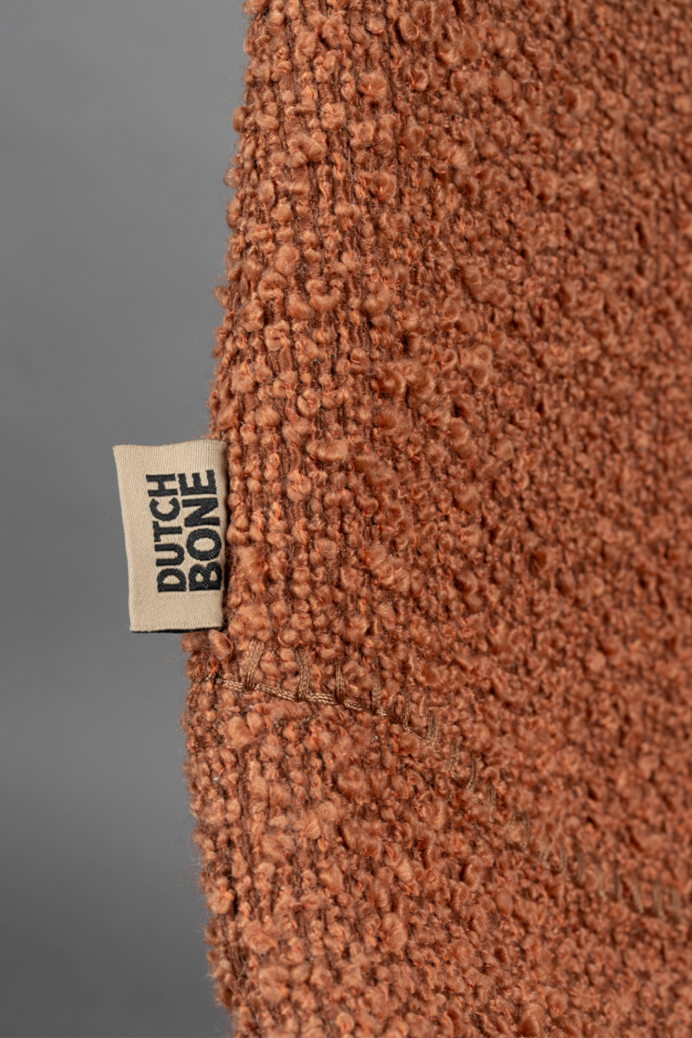 Bouclé Bucket Dining Chair (2) | Dutchbone Franky | OROA.com