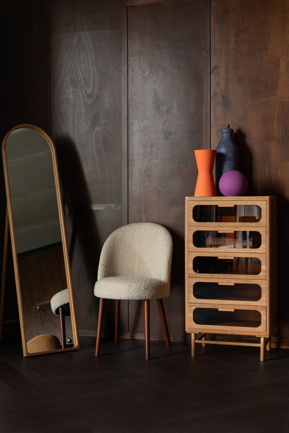 Fabric Upholstered Dining Chairs (2) | Dutchbone Barbara | Oroa.com