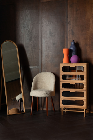 Fabric Upholstered Dining Chairs (2) | Dutchbone Barbara | Oroa.com