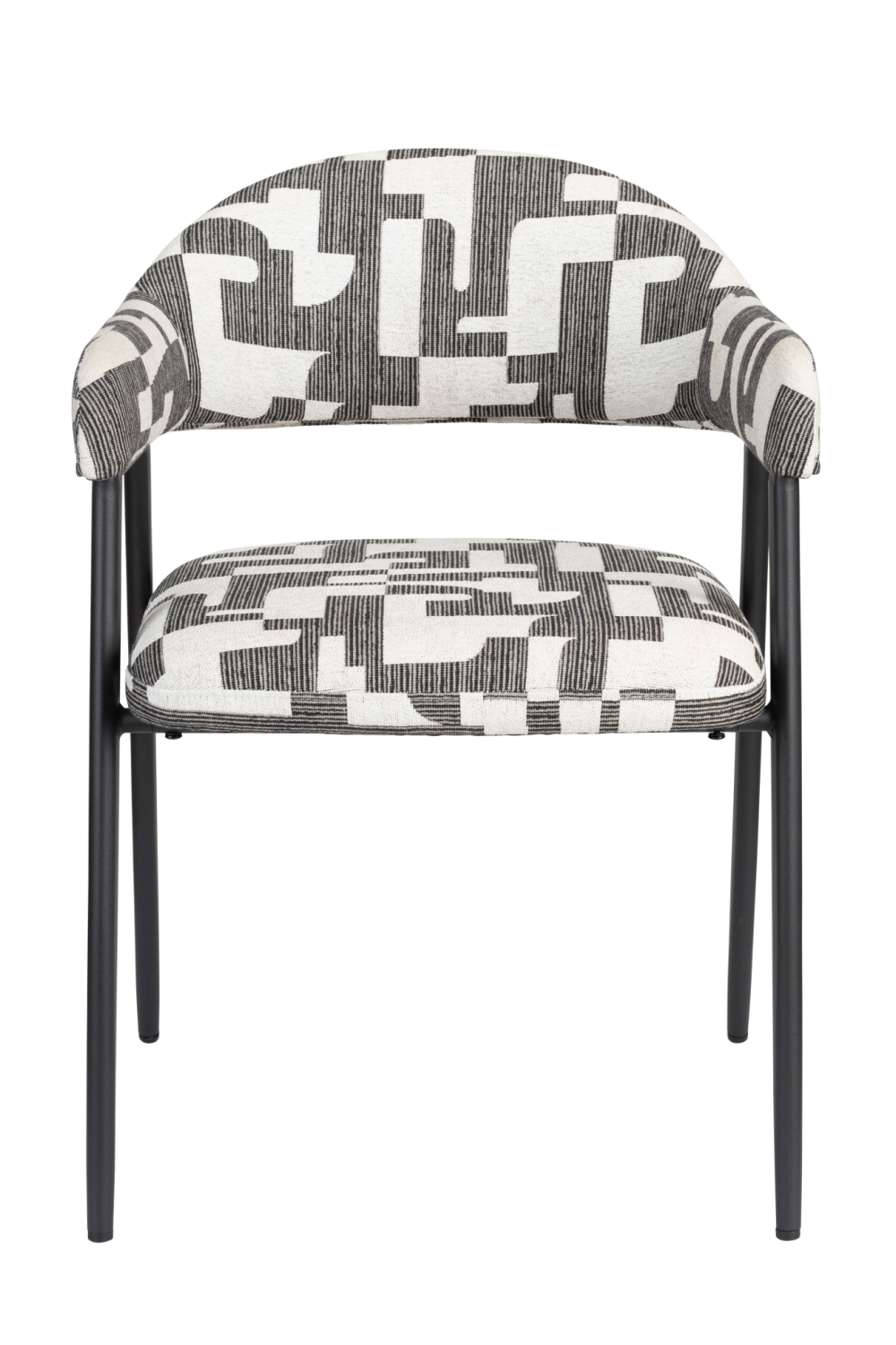 Graphic Patterned Dining Chair (2) | Dutchbone Miyo | OROA.com
