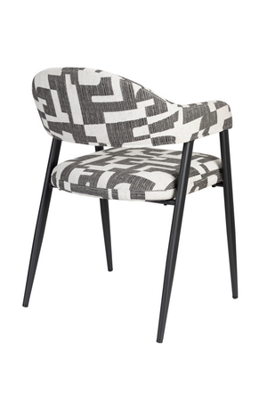 Graphic Patterned Dining Chair (2) | Dutchbone Miyo | OROA.com