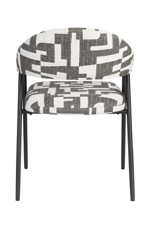 Graphic Patterned Dining Chair (2) | Dutchbone Miyo | OROA.com