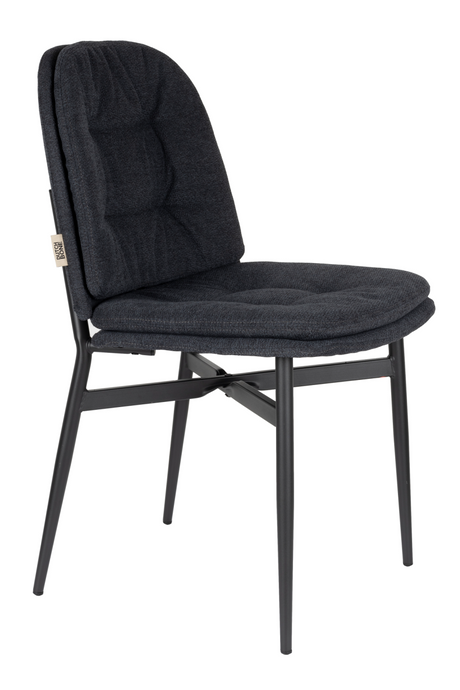 Fabric Upholstered Dining Chair (2) | Dutchbone Jade | OROA.com