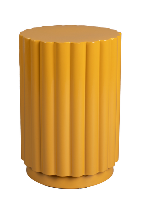 Fluted Cylindrical Stool | Dutchbone Camila | OROA.com