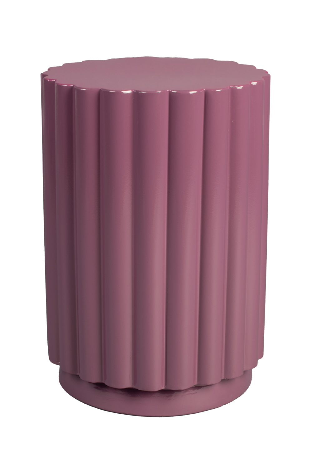Fluted Cylindrical Stool | Dutchbone Camila | OROA