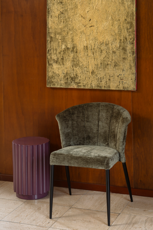 Fluted Cylindrical Stool | Dutchbone Camila | OROA.com