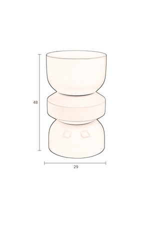 Modern Iron Stool | Dutchbone Apollo | OROA.com