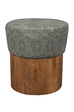 Graphic Print Stool | Dutchbone Fragment | OROA.com
