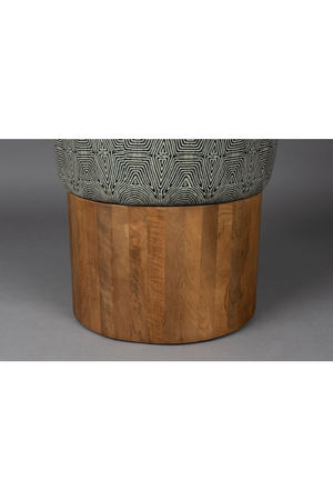 Graphic Print Stool | Dutchbone Fragment | OROA.com