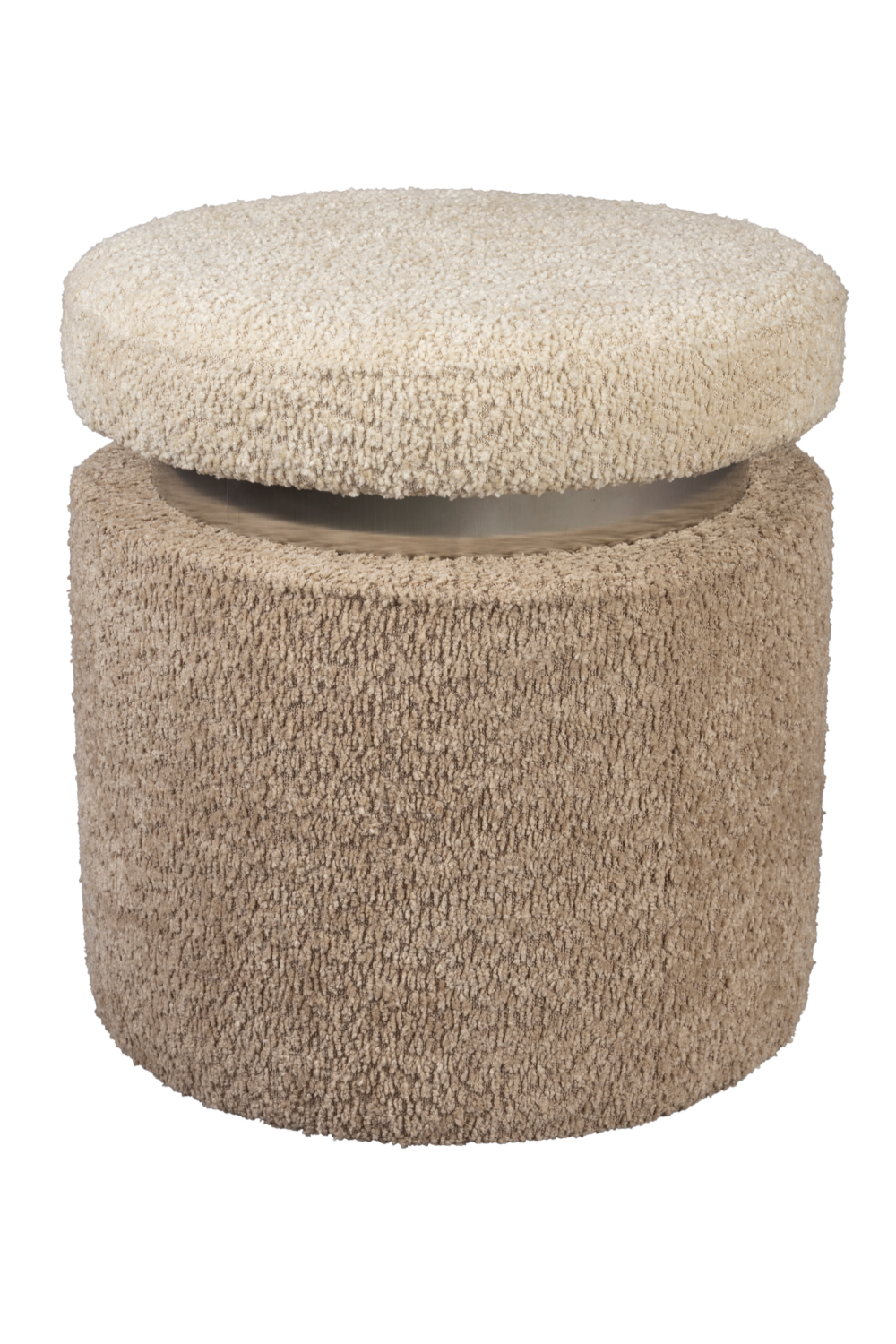 Two-Toned Boucle Stool | Dutchbone Sen | Oroa.com