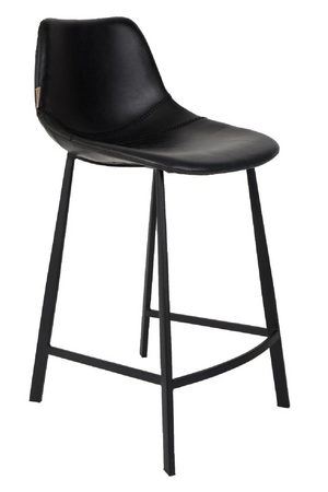 Black Counter Stool (2) | Dutchbone Franky | DutchFurniture.com