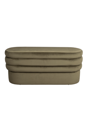 Upholstered Oval Bench | Dutchbone Aditi | OROA.com