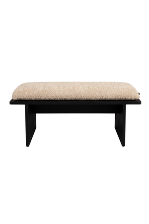 Brown Upholstered Bench | Dutchbone Shiho | OROA.com