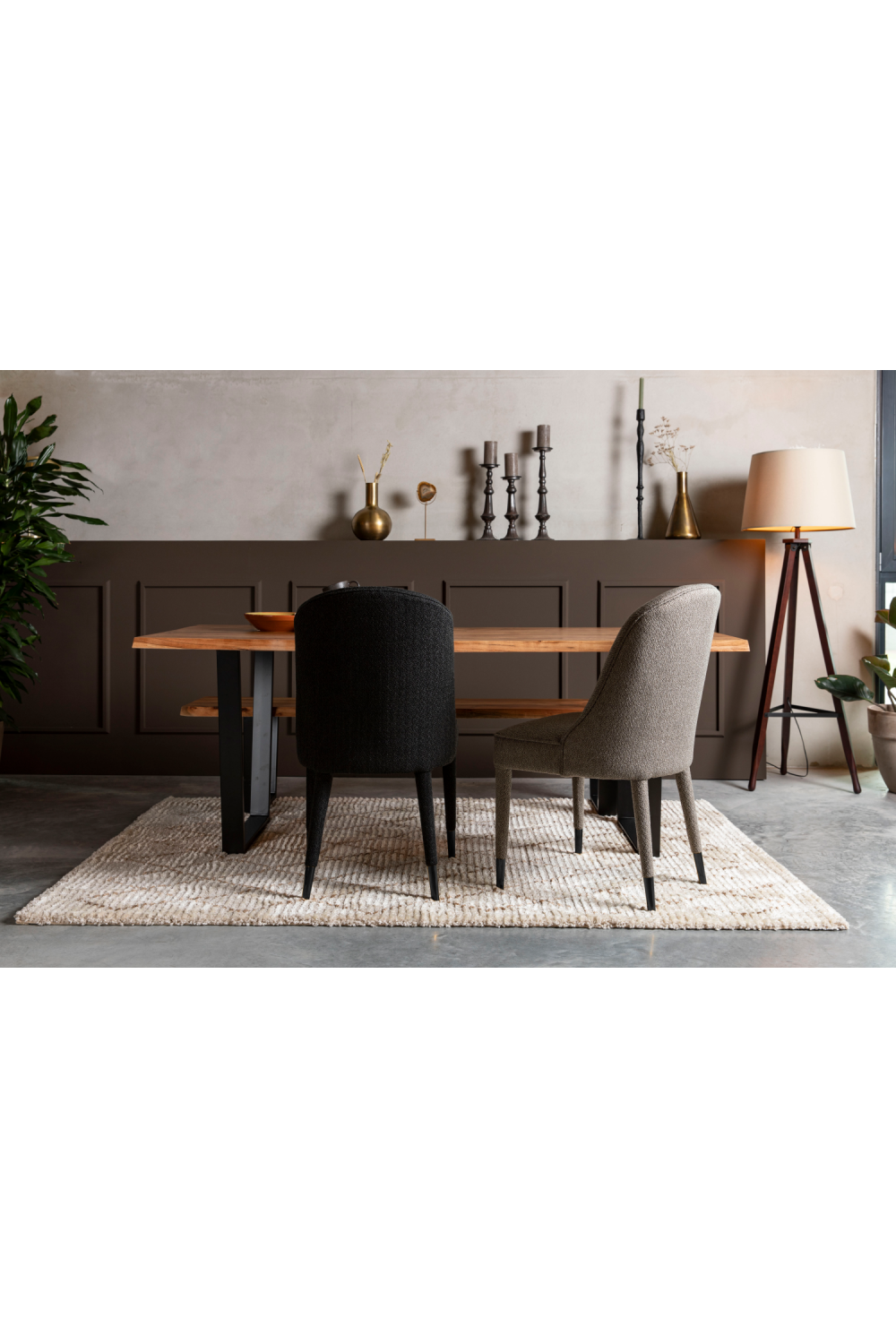 Solid Acacia Dining Table | Dutchbone Aka | OROA.com