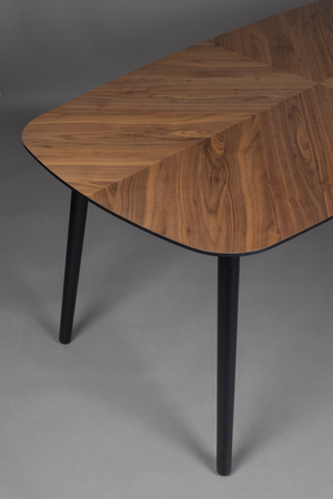 Rubber Wood Dining Table | Dutchbone Clover | Oroa.com