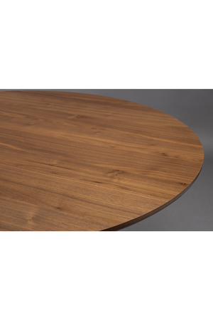 Round Oak Modern Dining Table | Dutchbone Barlet | OROA.com