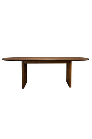 Oval Oak Adjustable Dining Table | Dutchbone Barlet | OROA.com